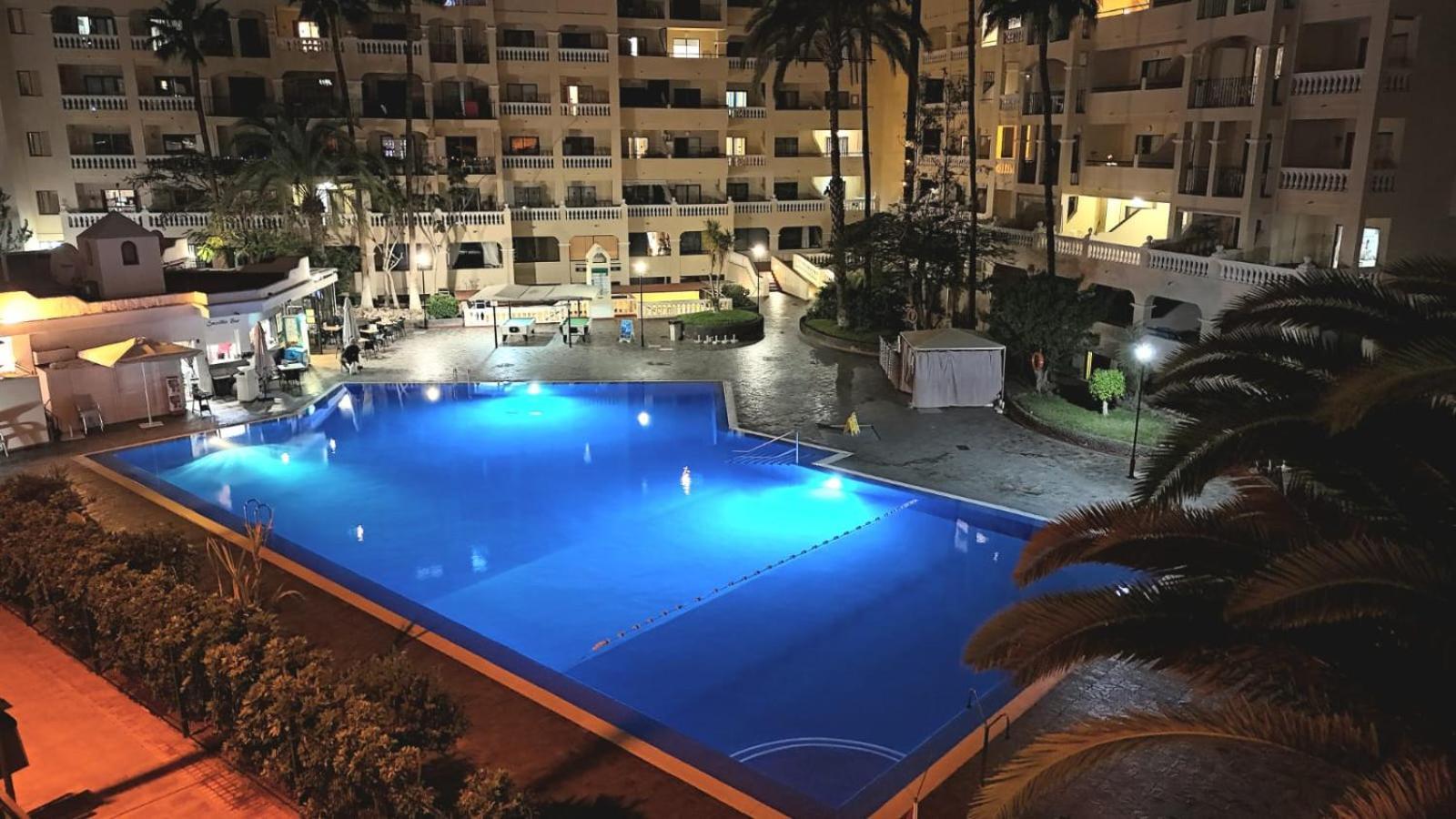 Spacious 3-Bedroom Duplex Apartment With Heated Pool & Ocean View In Los Cristianos, Arona Dış mekan fotoğraf