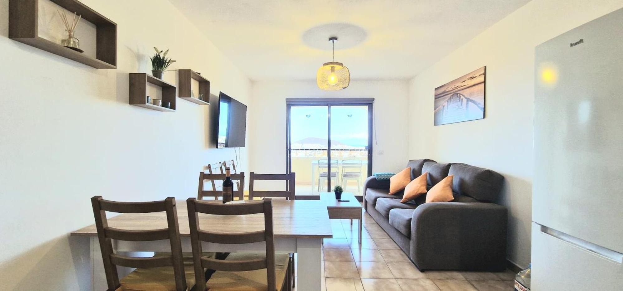 Spacious 3-Bedroom Duplex Apartment With Heated Pool & Ocean View In Los Cristianos, Arona Dış mekan fotoğraf